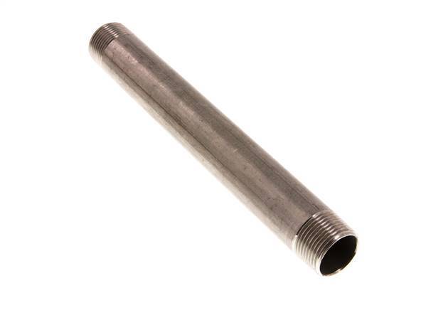 R 3/4'' Stainless steel Double Pipe Nipple 20 Bar DIN 2982 - 200mm