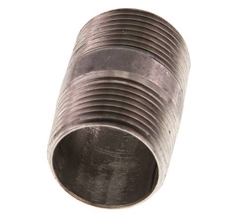 R 3/4'' Stainless steel Double Pipe Nipple 20 Bar DIN 2982 - 40mm