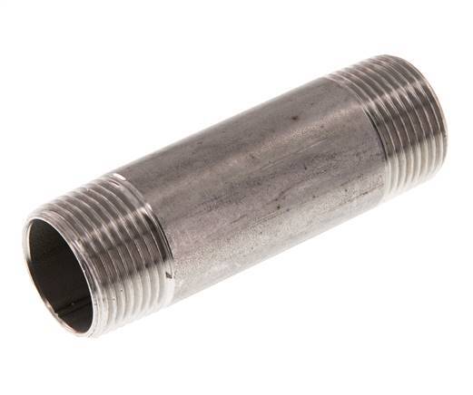 R 3/4'' Stainless steel Double Pipe Nipple 20 Bar DIN 2982 - 80mm