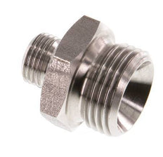 G 3/8'' x G 1/8'' Stainless steel Double Nipple 40 Bar