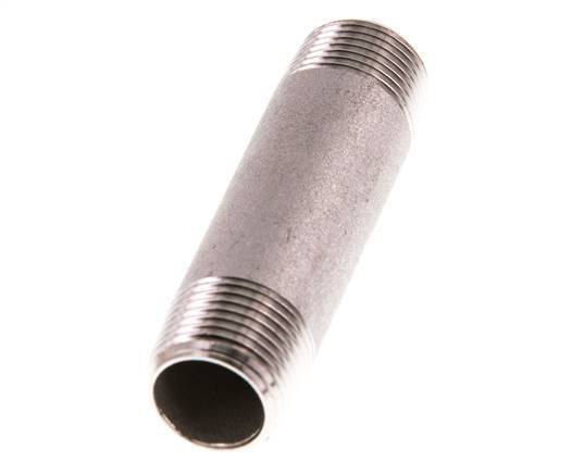 R 3/8'' Stainless steel Double Pipe Nipple 20 Bar DIN 2982 - 60mm