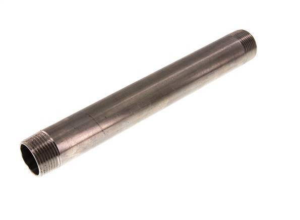 R 1'' Stainless steel Double Pipe Nipple 20 Bar DIN 2982 - 250mm