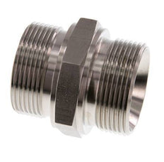 G 1 1/2'' Stainless steel Double Nipple 315 Bar - Hydraulic