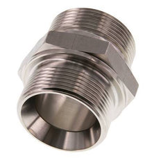 G 1 1/2'' Stainless steel Double Nipple 315 Bar - Hydraulic