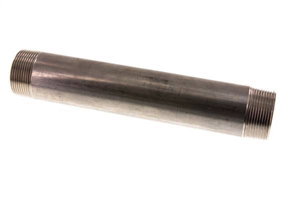 R 1 1/2'' Stainless steel Double Pipe Nipple 20 Bar DIN 2982 - 250mm