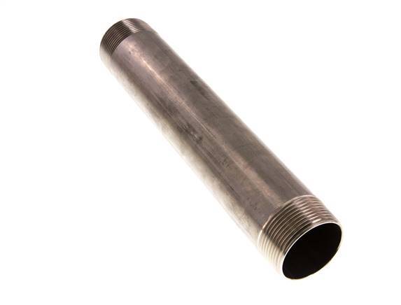 R 1 1/2'' Stainless steel Double Pipe Nipple 20 Bar DIN 2982 - 250mm