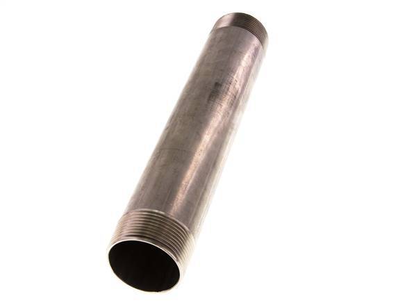 R 1 1/2'' Stainless steel Double Pipe Nipple 20 Bar DIN 2982 - 250mm
