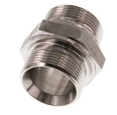 G 1 1/4'' Stainless steel Double Nipple 315 Bar - Hydraulic