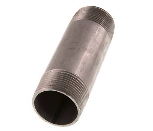 R 1 1/4'' Stainless steel Double Pipe Nipple 20 Bar DIN 2982 - 120mm