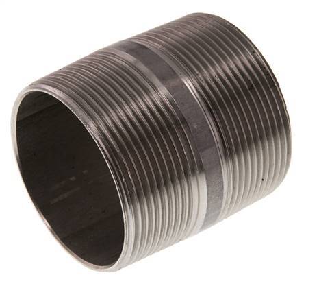 R 2'' Stainless steel Double Pipe Nipple 20 Bar DIN 2982 - 60mm
