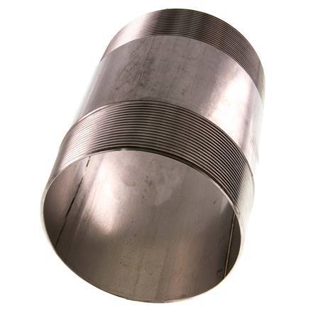 R 4'' Stainless steel Double Pipe Nipple 20 Bar DIN 2982 - 150mm