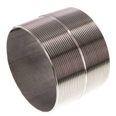 R 4'' Stainless steel Double Pipe Nipple 20 Bar DIN 2982 - 80mm