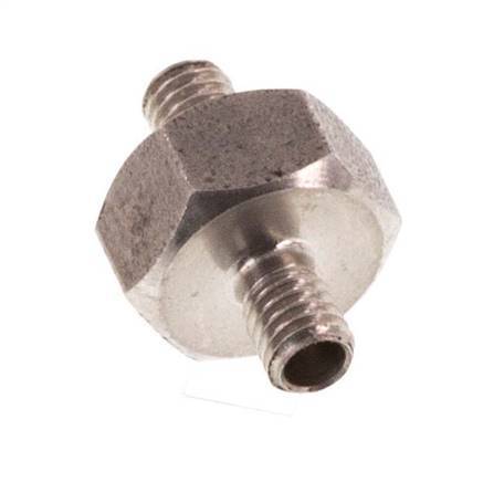 M3 Stainless steel Double Nipple 40 Bar