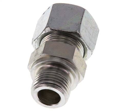 G 1/2'' Male x 16S Zinc plated Steel Straight Cutting Ring 400 Bar DIN 2353