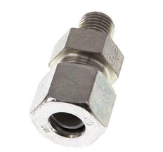 G 1/4'' Male x 12S Zinc plated Steel Straight Cutting Ring 630 Bar DIN 2353