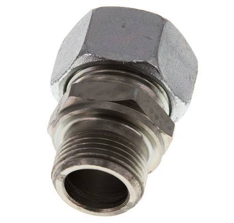 G 3/4'' Male x 22L Zinc plated Steel Straight Cutting Ring 160 Bar DIN 2353