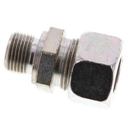 G 3/8'' Male x 15L Zinc plated Steel Straight Cutting Ring 315 Bar DIN 2353