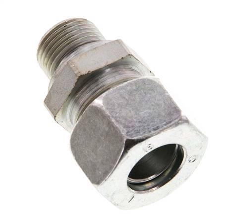 G 3/8'' Male x 15L Zinc plated Steel Straight Cutting Ring 315 Bar DIN 2353
