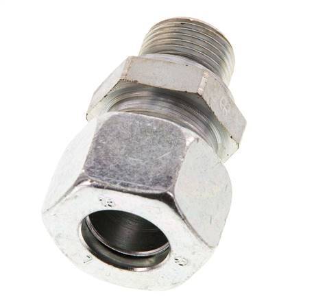 G 3/8'' Male x 15L Zinc plated Steel Straight Cutting Ring 315 Bar DIN 2353