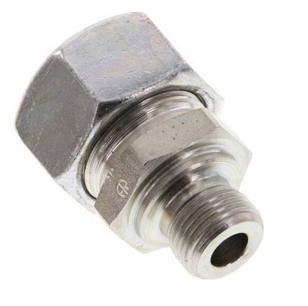 G 3/8'' Male x 18L Zinc plated Steel Straight Cutting Ring 315 Bar DIN 2353