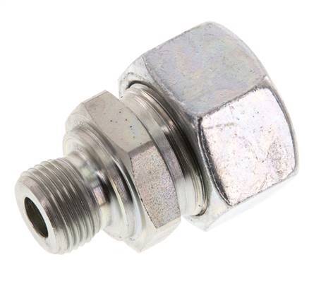 G 3/8'' Male x 18L Zinc plated Steel Straight Cutting Ring 315 Bar DIN 2353