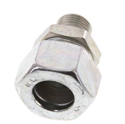 G 3/8'' Male x 18L Zinc plated Steel Straight Cutting Ring 315 Bar DIN 2353