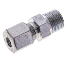 3/8'' NPT Male x 8S Zinc plated Steel Straight Cutting Ring 630 Bar DIN 2353