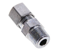 3/8'' NPT Male x 8S Zinc plated Steel Straight Cutting Ring 630 Bar DIN 2353