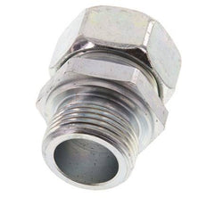 G 1'' Male x 28L Zinc plated Steel Straight Cutting Ring 160 Bar DIN 2353