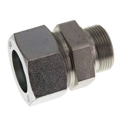 G 1 1/4'' Male x 38S Zinc plated Steel Straight Cutting Ring 315 Bar DIN 2353