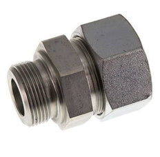 G 1 1/4'' Male x 38S Zinc plated Steel Straight Cutting Ring 315 Bar DIN 2353