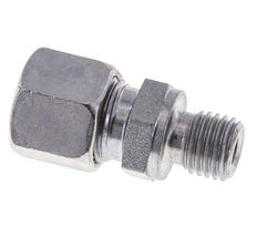 M12x1.5 Male x 10L Zinc plated Steel Straight Cutting Ring 315 Bar DIN 2353