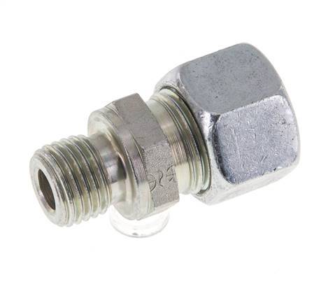 M14x1.5 Male x 12L Zinc plated Steel Straight Cutting Ring 315 Bar DIN 2353