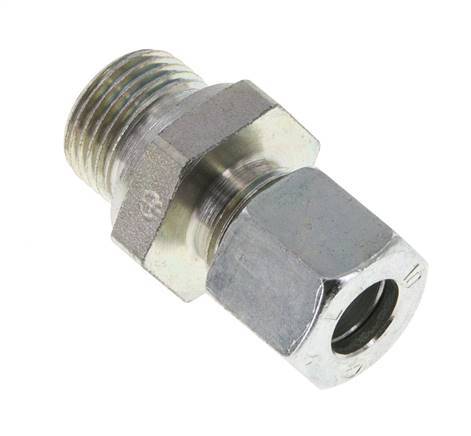 M18x1.5 Male x 10L Zinc plated Steel Straight Cutting Ring 315 Bar DIN 2353