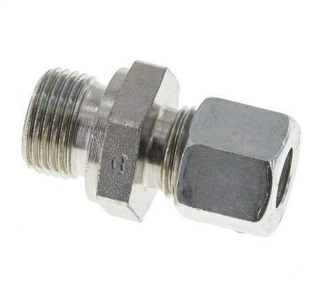 M18x1.5 Male x 10L Zinc plated Steel Straight Cutting Ring 315 Bar DIN 2353