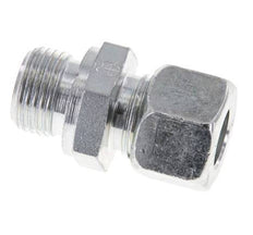 M18x1.5 Male x 12L Zinc plated Steel Straight Cutting Ring 315 Bar DIN 2353