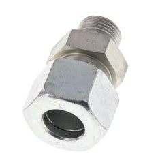 M18x1.5 Male x 16S Zinc plated Steel Straight Cutting Ring 400 Bar DIN 2353