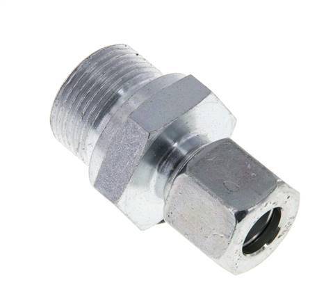 M22x1.5 Male x 10L Zinc plated Steel Straight Cutting Ring 315 Bar DIN 2353