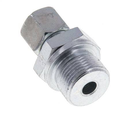 M22x1.5 Male x 10L Zinc plated Steel Straight Cutting Ring 315 Bar DIN 2353