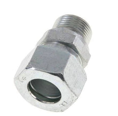 M22x1.5 Male x 18L Zinc plated Steel Straight Cutting Ring 315 Bar DIN 2353