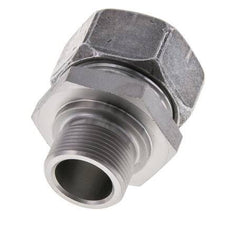 M26x1.5 Male x 28L Zinc plated Steel Straight Cutting Ring 160 Bar DIN 2353