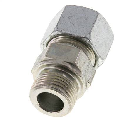 M27x2 Male x 20S Zinc plated Steel Straight Cutting Ring 400 Bar DIN 2353