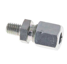 M6 Male x 6LL Zinc plated Steel Straight Cutting Ring 100 Bar DIN 2353