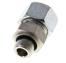 G 1/2'' Male x 20S Zinc plated Steel Straight Cutting Ring with FKM Seal 400 Bar DIN 2353