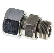 G 3/4'' Male x 20S Zinc plated Steel Straight Cutting Ring with FKM Seal 400 Bar DIN 2353