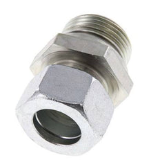 G 1'' Male x 22L Zinc plated Steel Straight Cutting Ring with FKM Seal 160 Bar DIN 2353