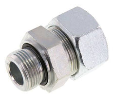 G 1'' Male x 30S Zinc plated Steel Straight Cutting Ring with FKM Seal 400 Bar DIN 2353