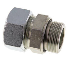 G 1 1/2'' Male x 38S Zinc plated Steel Straight Cutting Ring with FKM Seal 315 Bar DIN 2353