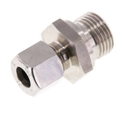 G 1/2'' Male x 10L Stainless steel Straight Cutting Ring 315 Bar DIN 2353