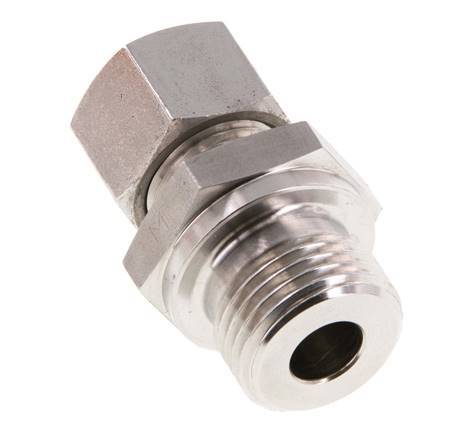 G 1/2'' Male x 12L Stainless steel Straight Cutting Ring 315 Bar DIN 2353